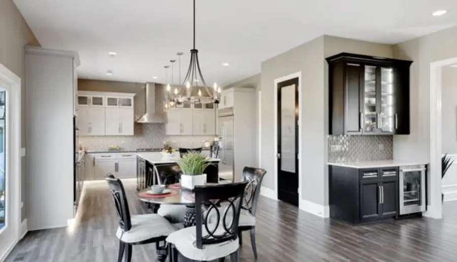 Kitchen and dining room