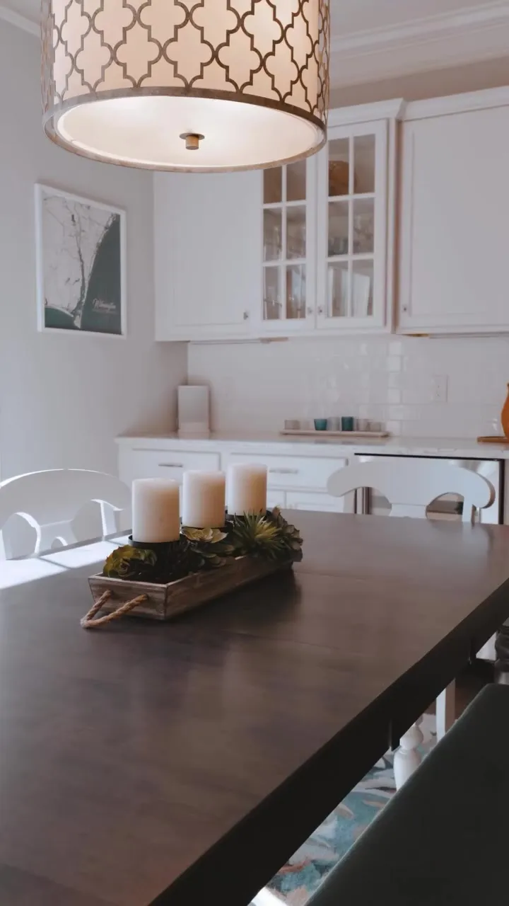 Kitchen details from a listing reel in Leland